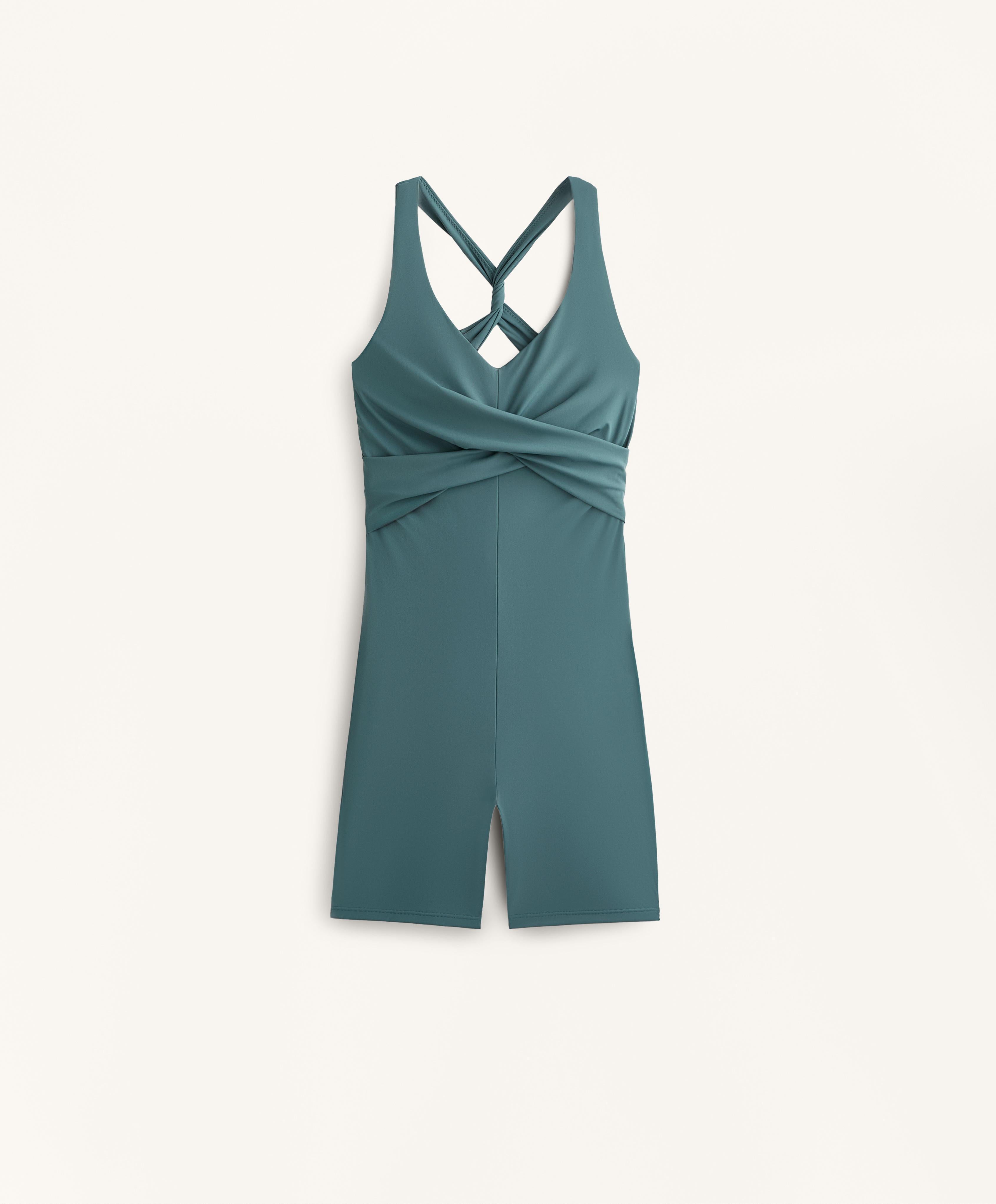 DRAPED LIGHT TOUCH SHORT JUMPSUIT