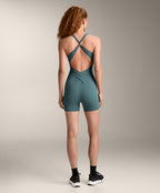 DRAPED LIGHT TOUCH SHORT JUMPSUIT