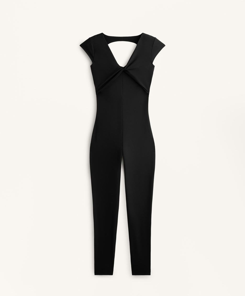 COMFORTLUX OPEN BACK LONG JUMPSUIT