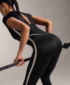 PERFECT ADAPT LONG JUMPSUIT WITH SIDE STRIPE