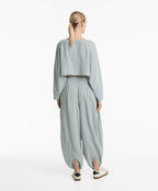 CAPE SLEEVE CROP TOP 100% COTTON