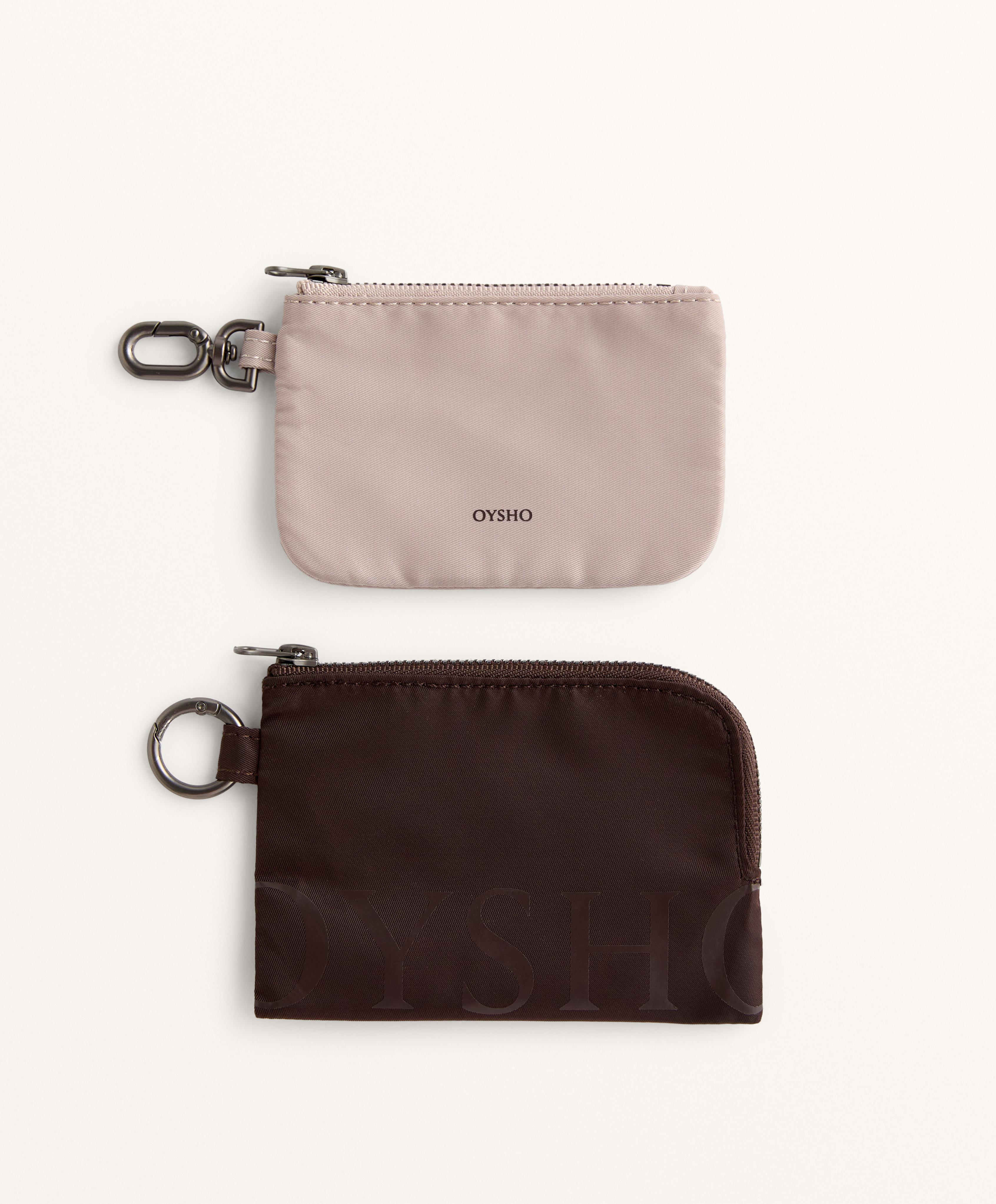 TWO PIECE WALLET WITH LANYARD