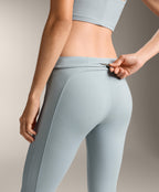 COMFORTLUX HIGH RISE ANKLE LENGTH LEGGINGS WITH SIDE RIB DETAIL