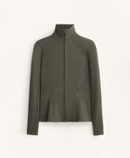 LIGHT WARM PEPLUM TECHNICAL JACKET