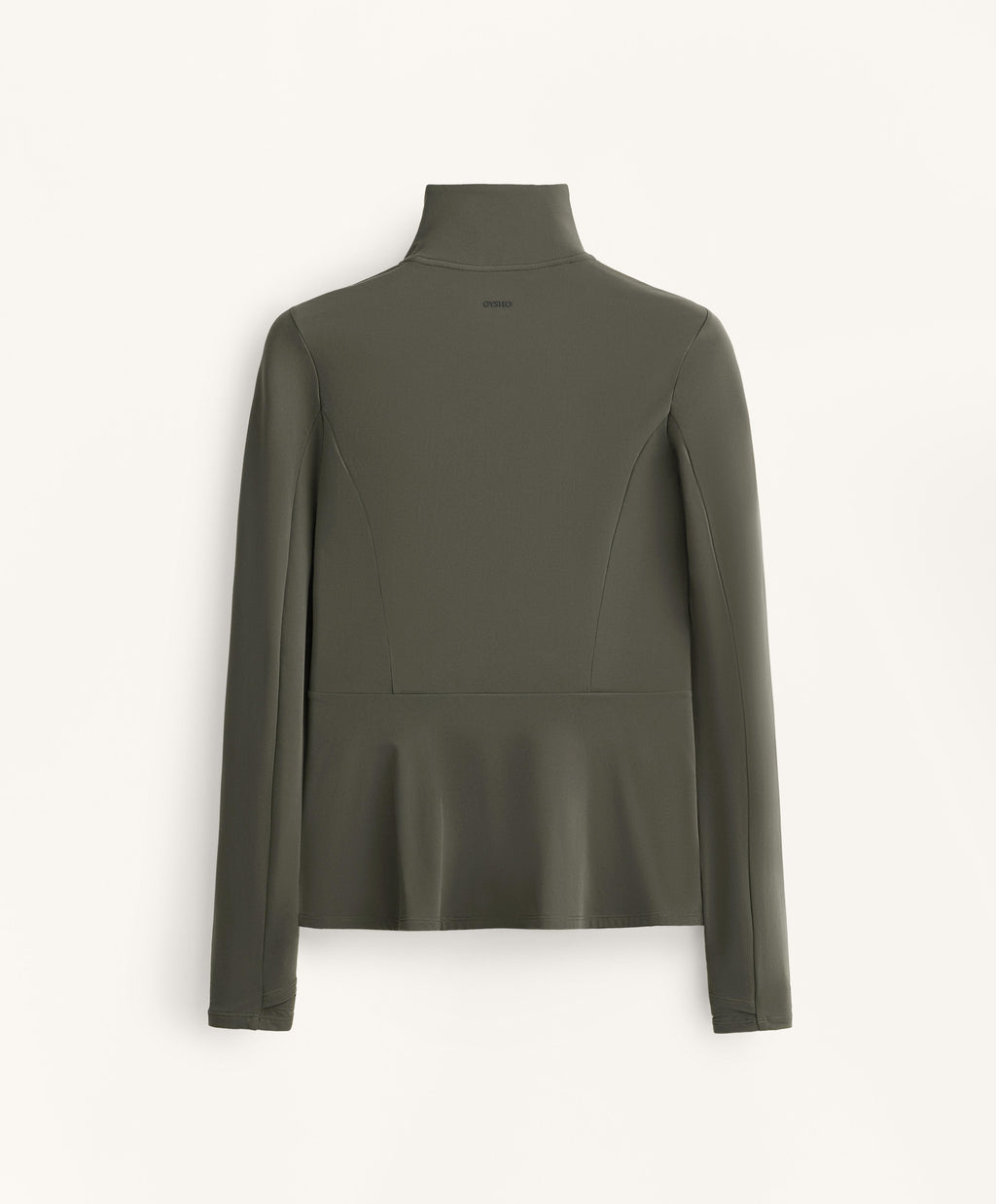 LIGHT WARM PEPLUM TECHNICAL JACKET