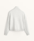 RIB KNIT HALF ZIP JUMPER