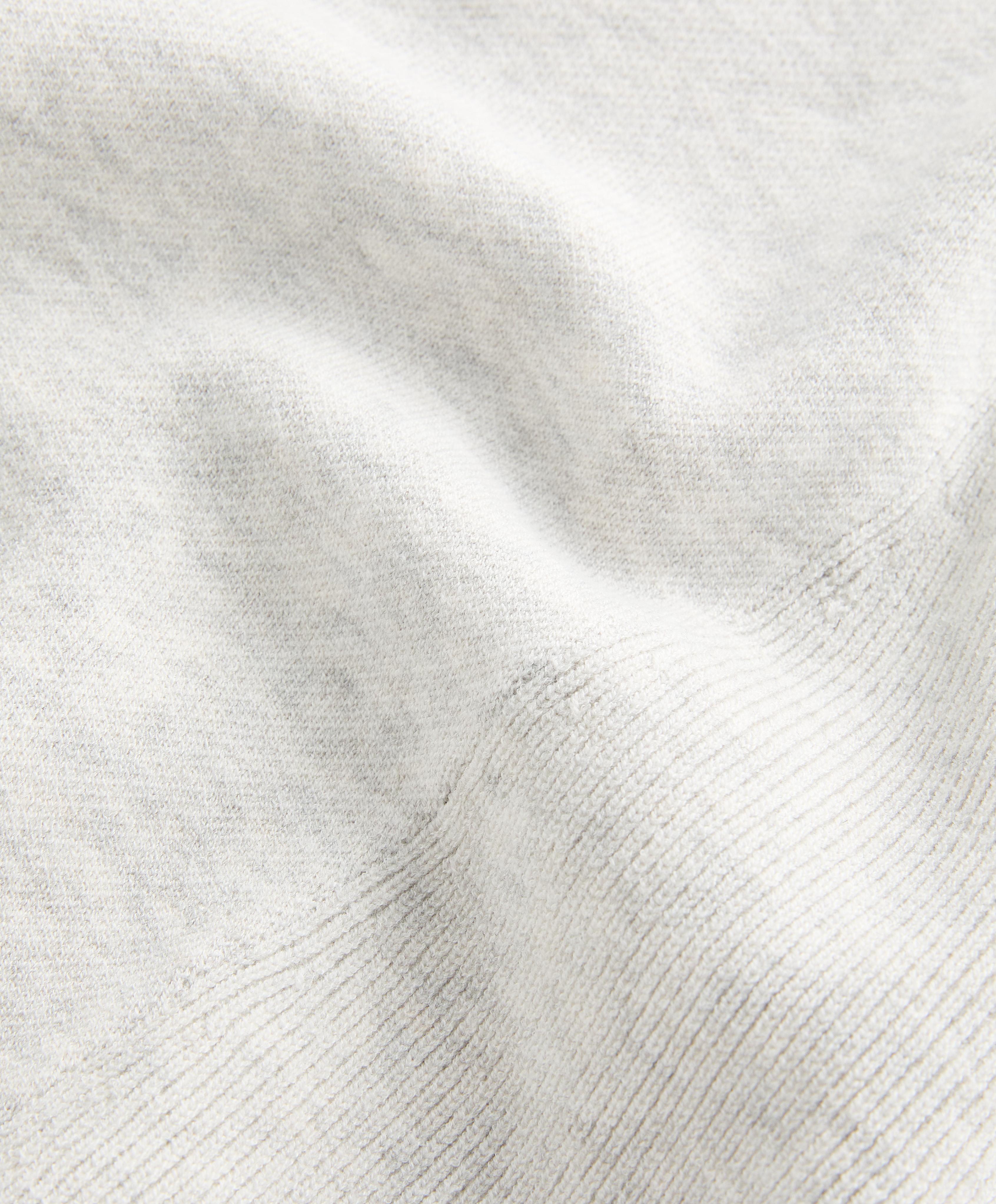 RIB KNIT HALF ZIP JUMPER