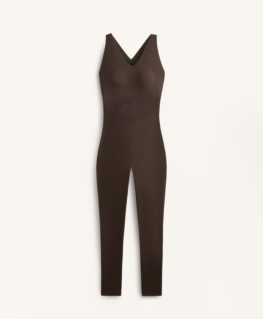 COMPRESSIVE BLOCK LONG JUMPSUIT