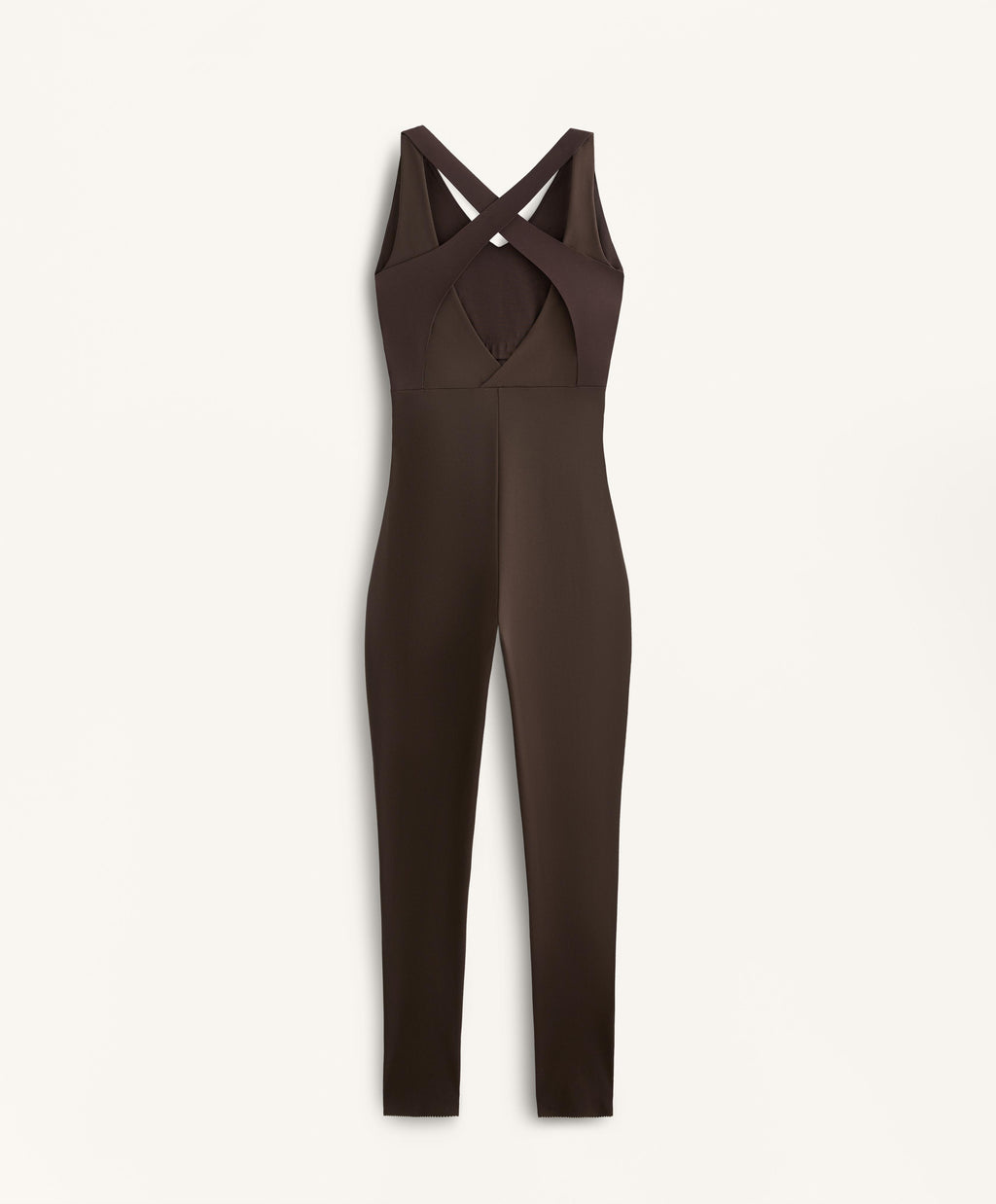 COMPRESSIVE BLOCK LONG JUMPSUIT