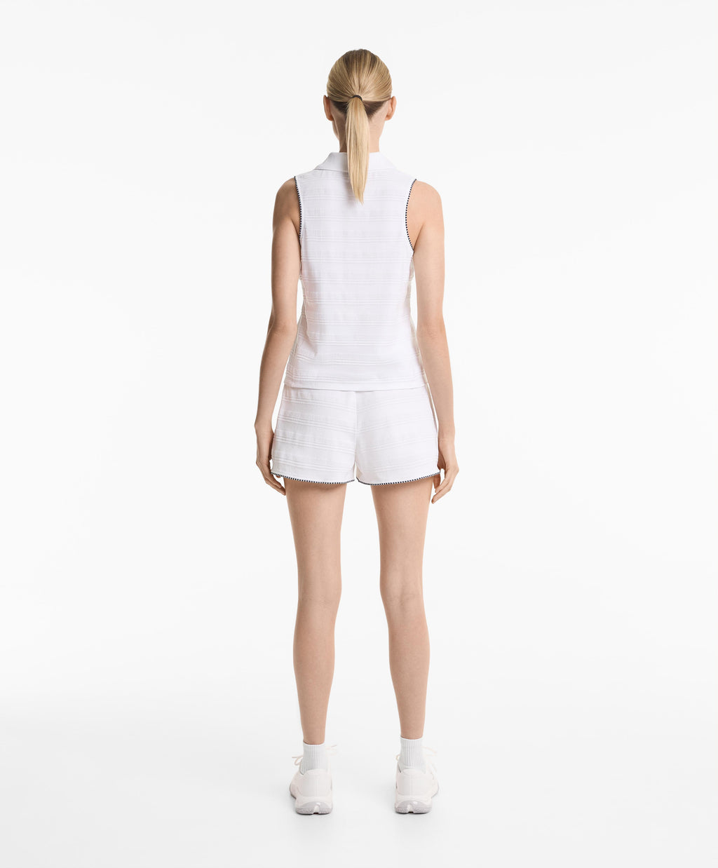 JACQUARD PIQUE SKORT 100% COTTON