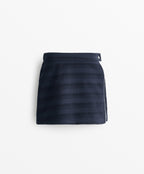 JACQUARD PIQUE SKORT 100% COTTON