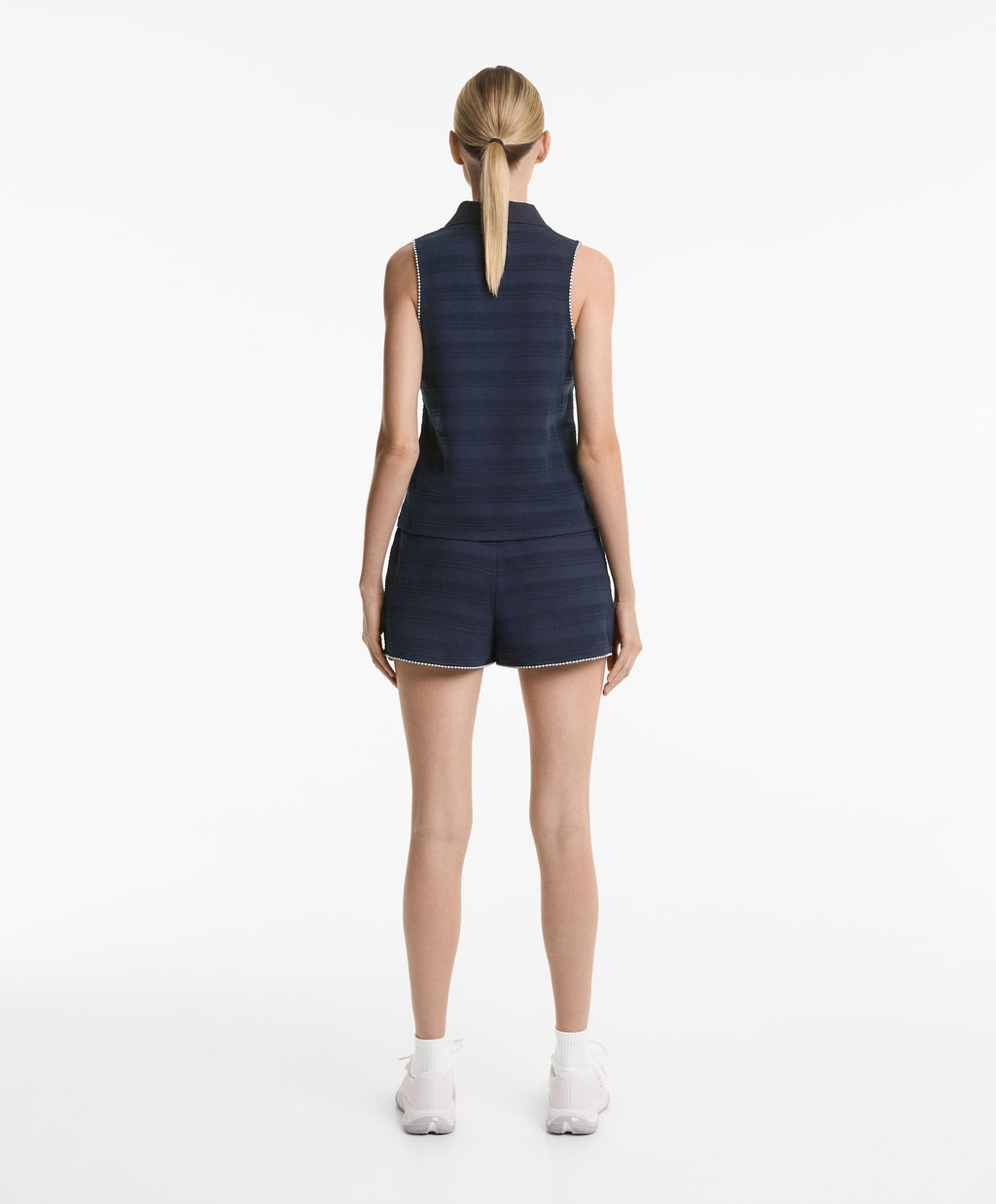 JACQUARD PIQUE SKORT 100% COTTON