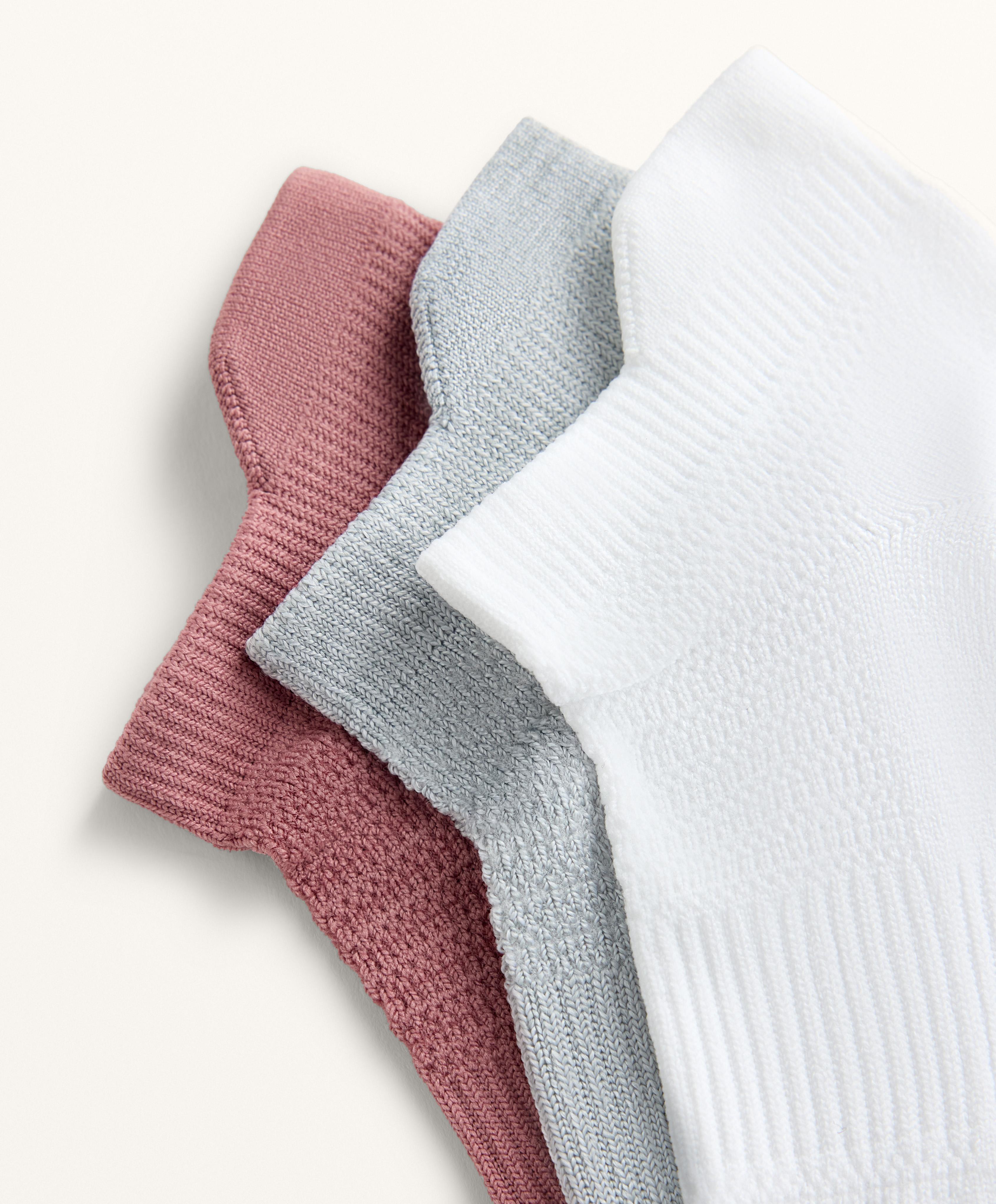 3 PAIRS OF SNEAKER SOCKS WITH TONGUE IN POLYAMIDE BLEND