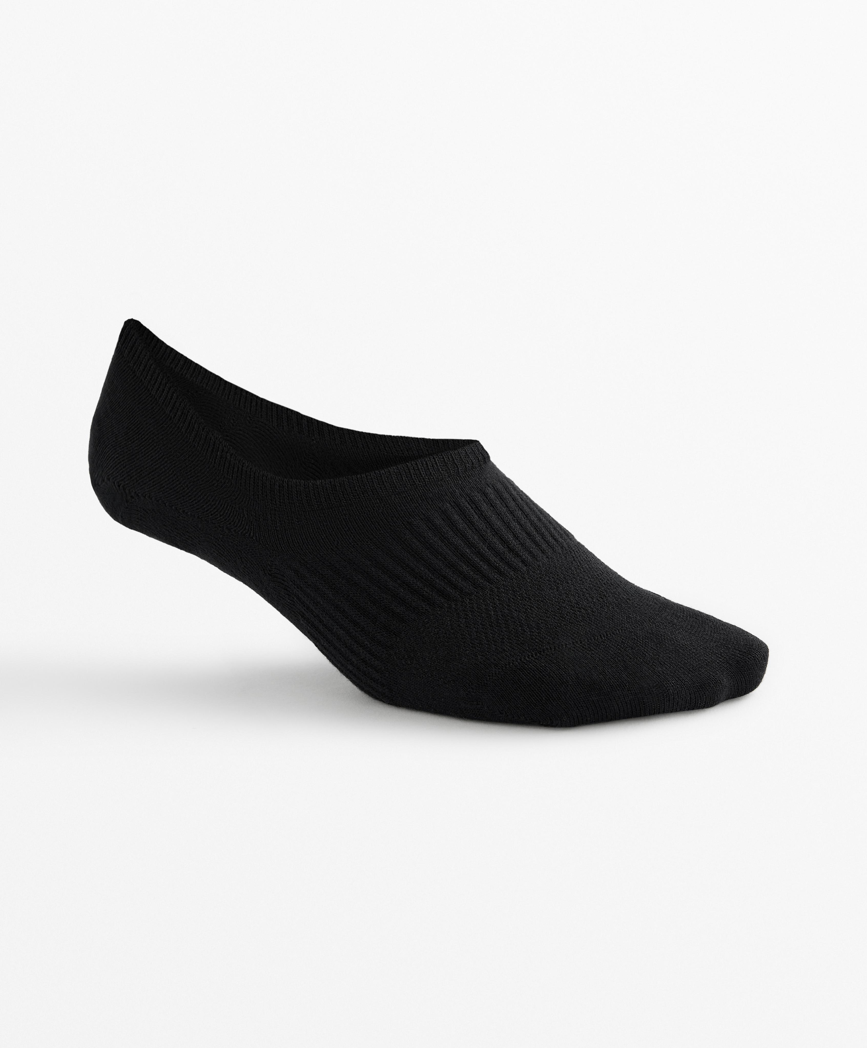 3 PAIRS OF HIGH CUT SPORTS INVISIBLE COTTON BLEND SOCKS