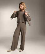 100% CASHMERE KNIT ROUND NECK JUMPER