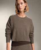 100% CASHMERE KNIT ROUND NECK JUMPER
