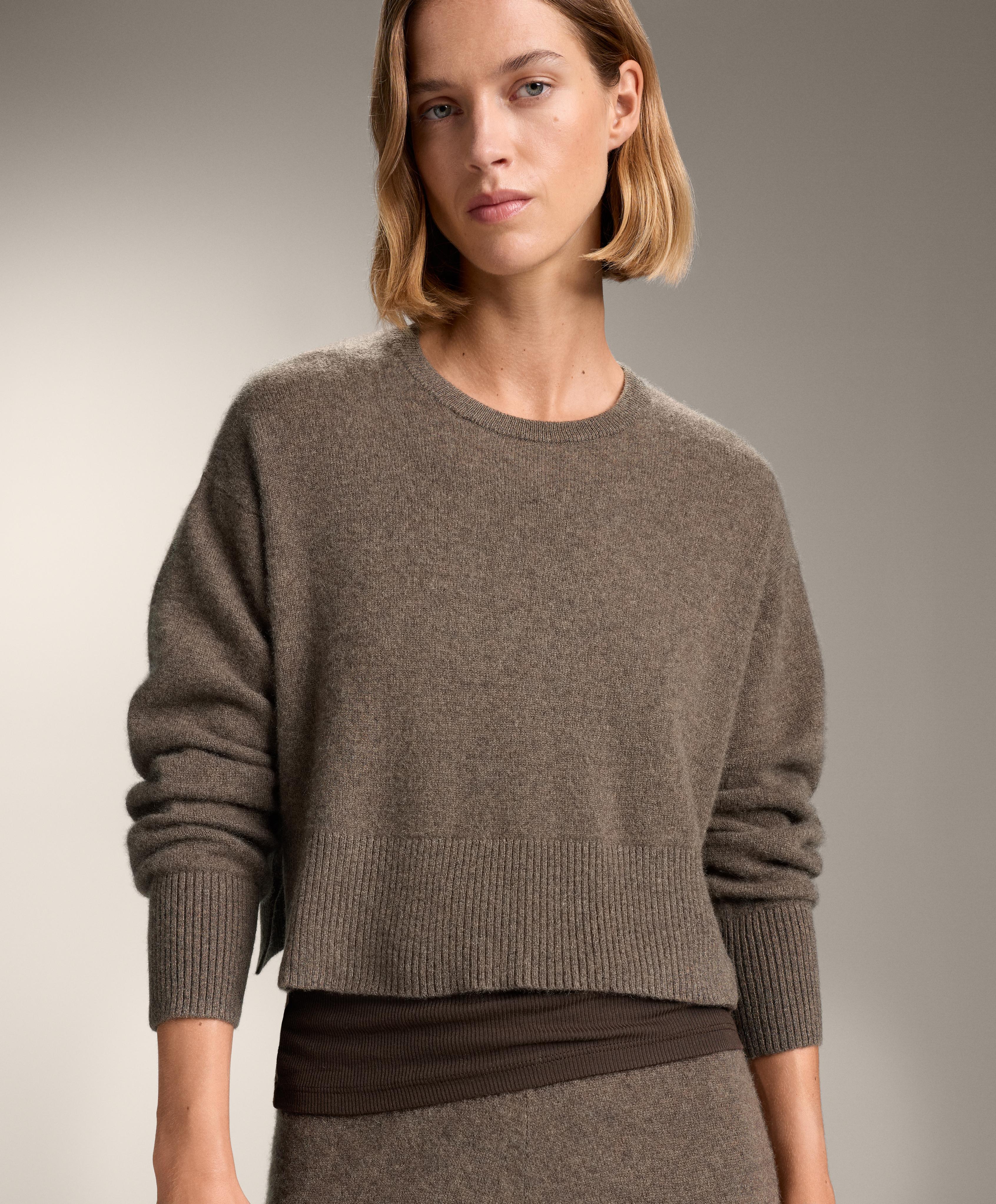 100% CASHMERE KNIT ROUND NECK JUMPER