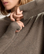 100% CASHMERE KNIT ROUND NECK JUMPER