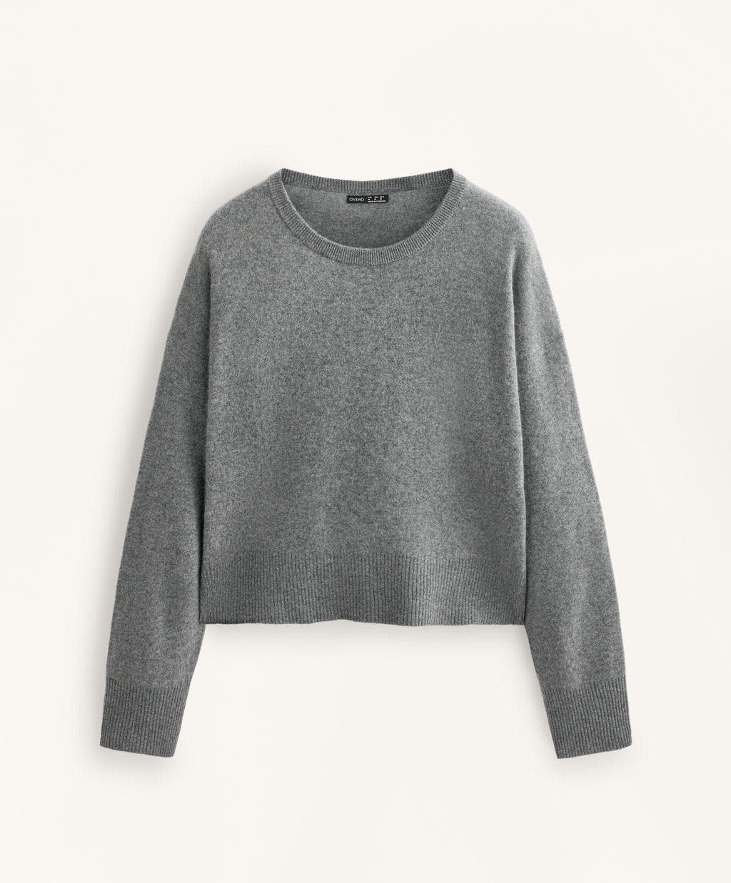100% CASHMERE KNIT ROUND NECK JUMPER