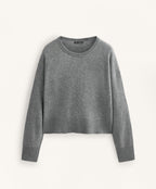 100% CASHMERE KNIT ROUND NECK JUMPER