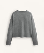 100% CASHMERE KNIT ROUND NECK JUMPER