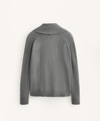 V NECK JUMPER WITH LAPEL