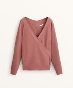 CROSSOVER RIB KNIT JUMPER