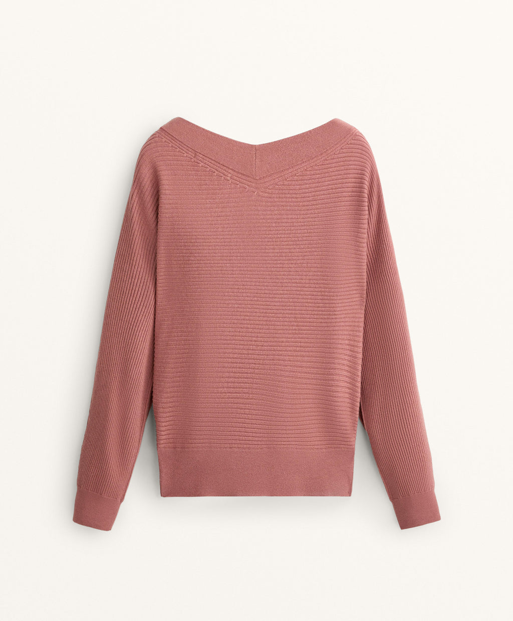 CROSSOVER RIB KNIT JUMPER