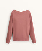 CROSSOVER RIB KNIT JUMPER