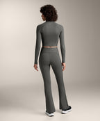 COMFORTLUX LONG SLEEVE RIB SIDE TANK TOP