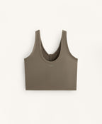 COMFORTLUX RIB OPEN BACK BAKER TANK TOP
