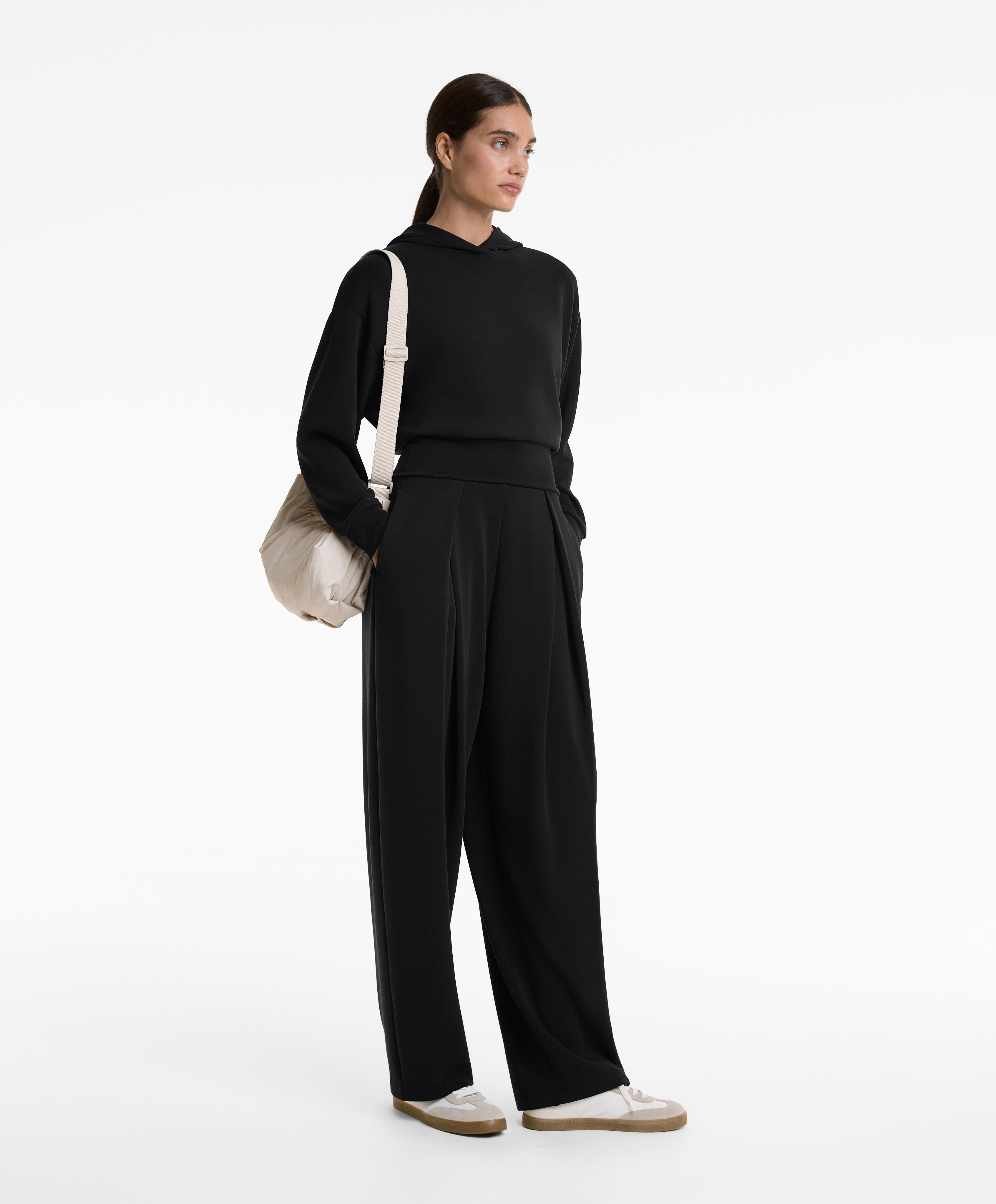 SOFT TOUCH MODAL HOODED SWEATSHIRT