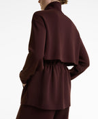LONG SOFT FEEL MODAL JACKET WITH POCKETS