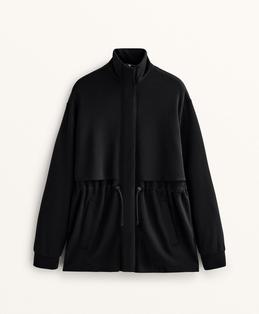 LONG SOFT FEEL MODAL JACKET WITH POCKETS