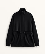 LONG SOFT FEEL MODAL JACKET WITH POCKETS