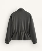 ADJUSTABLE WAIST RIB JACKET 29% MODAL