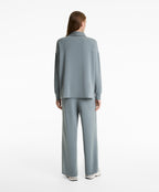 LONG HIGH NECK SWEATSHIRT WITH SOFT TOUCH MODAL
