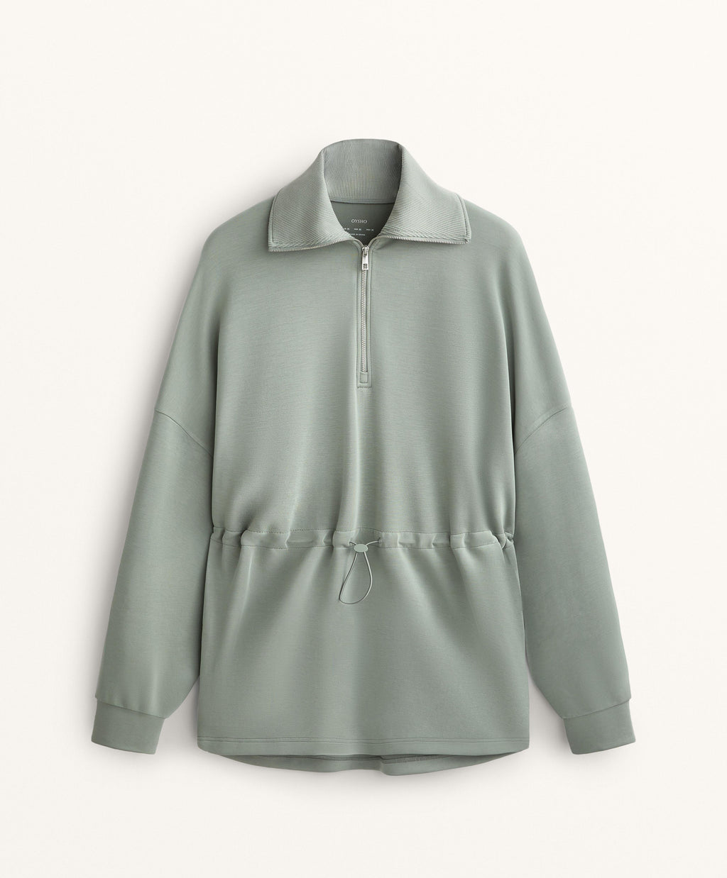 SOFT TOUCH HALF ZIP SWEATSHIRT WITH MODAL