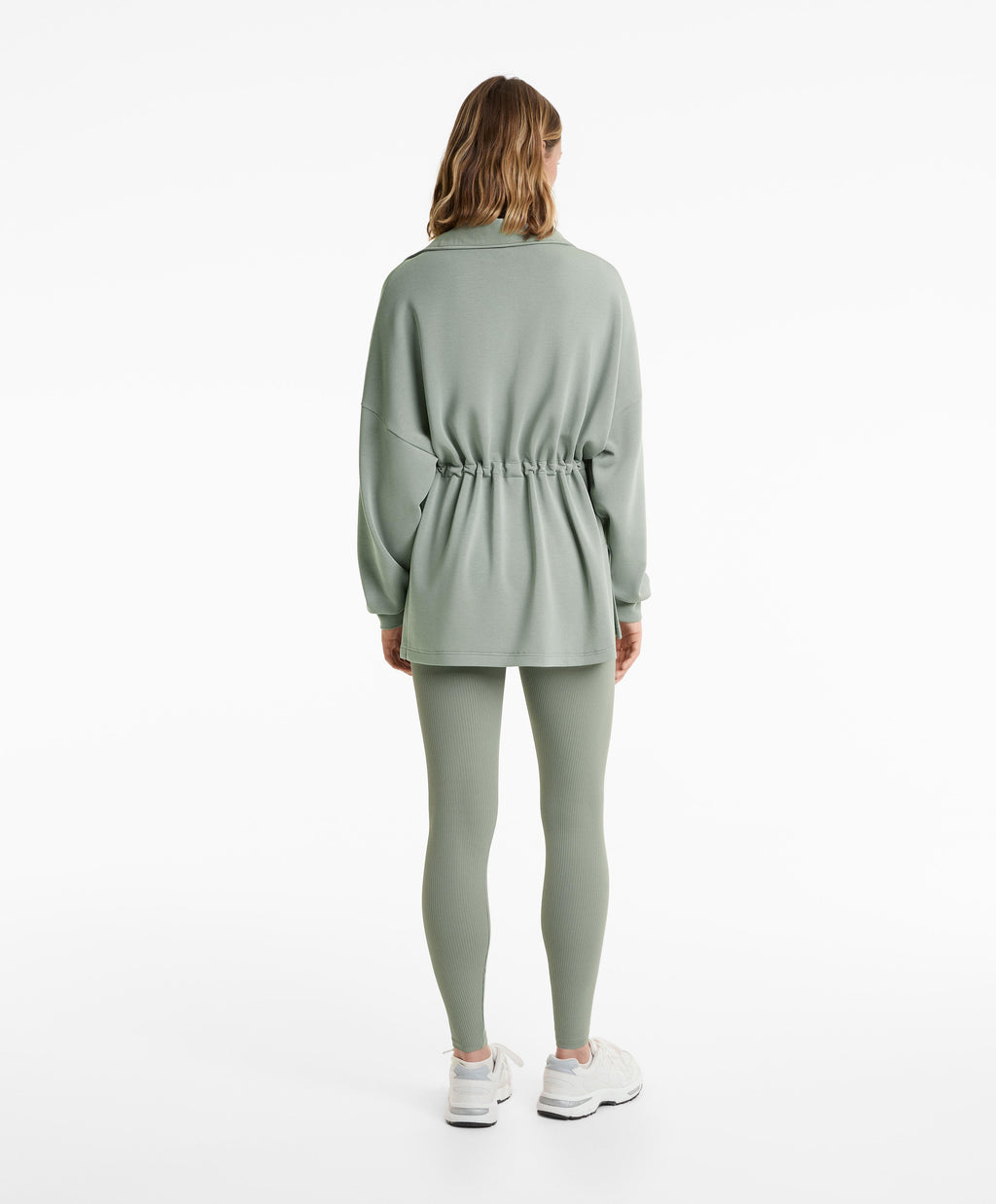 SOFT TOUCH HALF ZIP SWEATSHIRT WITH MODAL