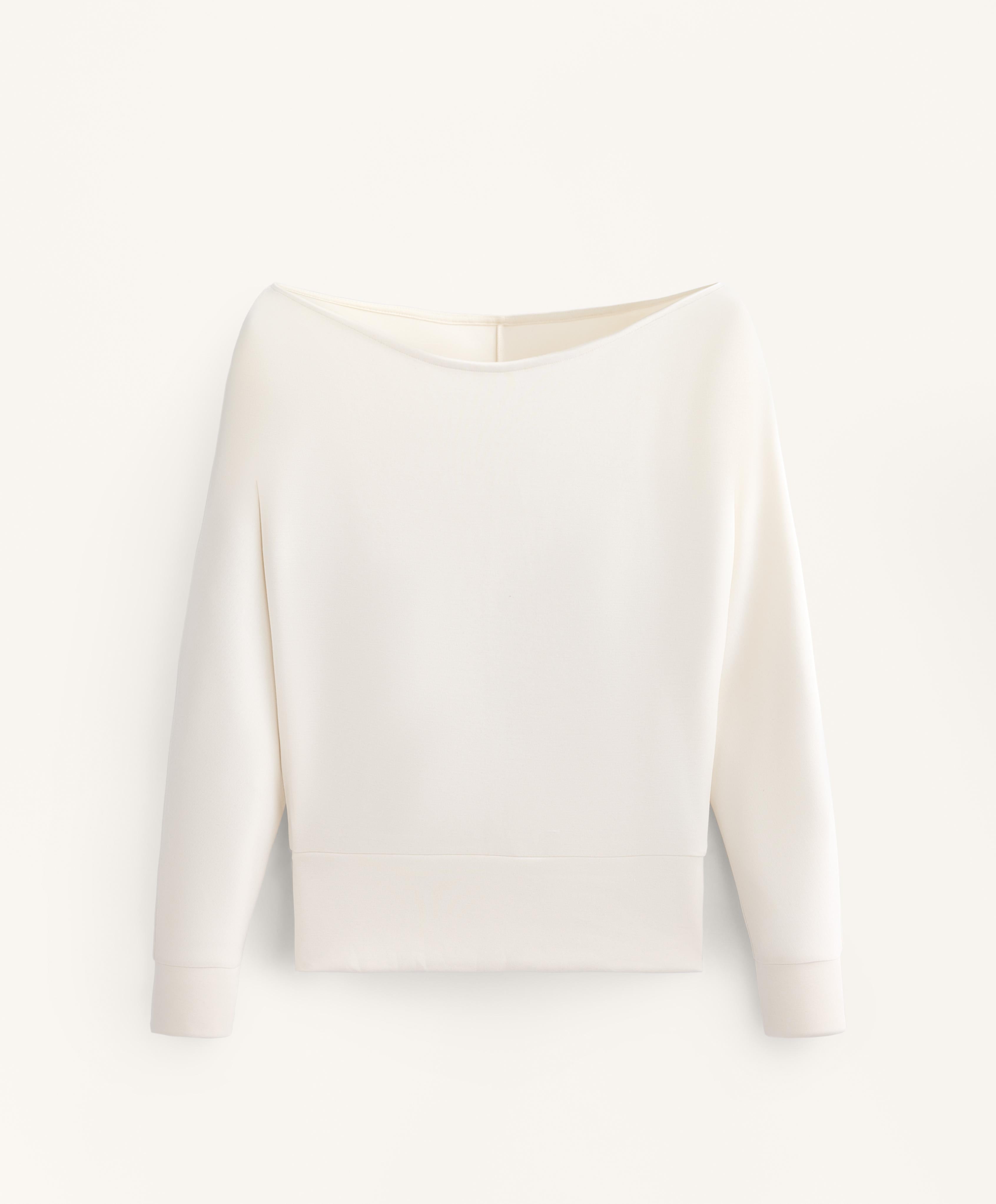 ROUND NECK SWEATSHIRT WITH SOFT TOUCH MODAL