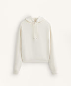 BOXY HOODED SWEATSHIRT WITH BRUSHED MODAL