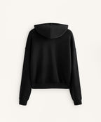 BOXY HOODED SWEATSHIRT WITH BRUSHED MODAL