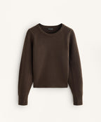 FITTED WAIST RIB KNIT JUMPER