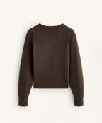FITTED WAIST RIB KNIT JUMPER