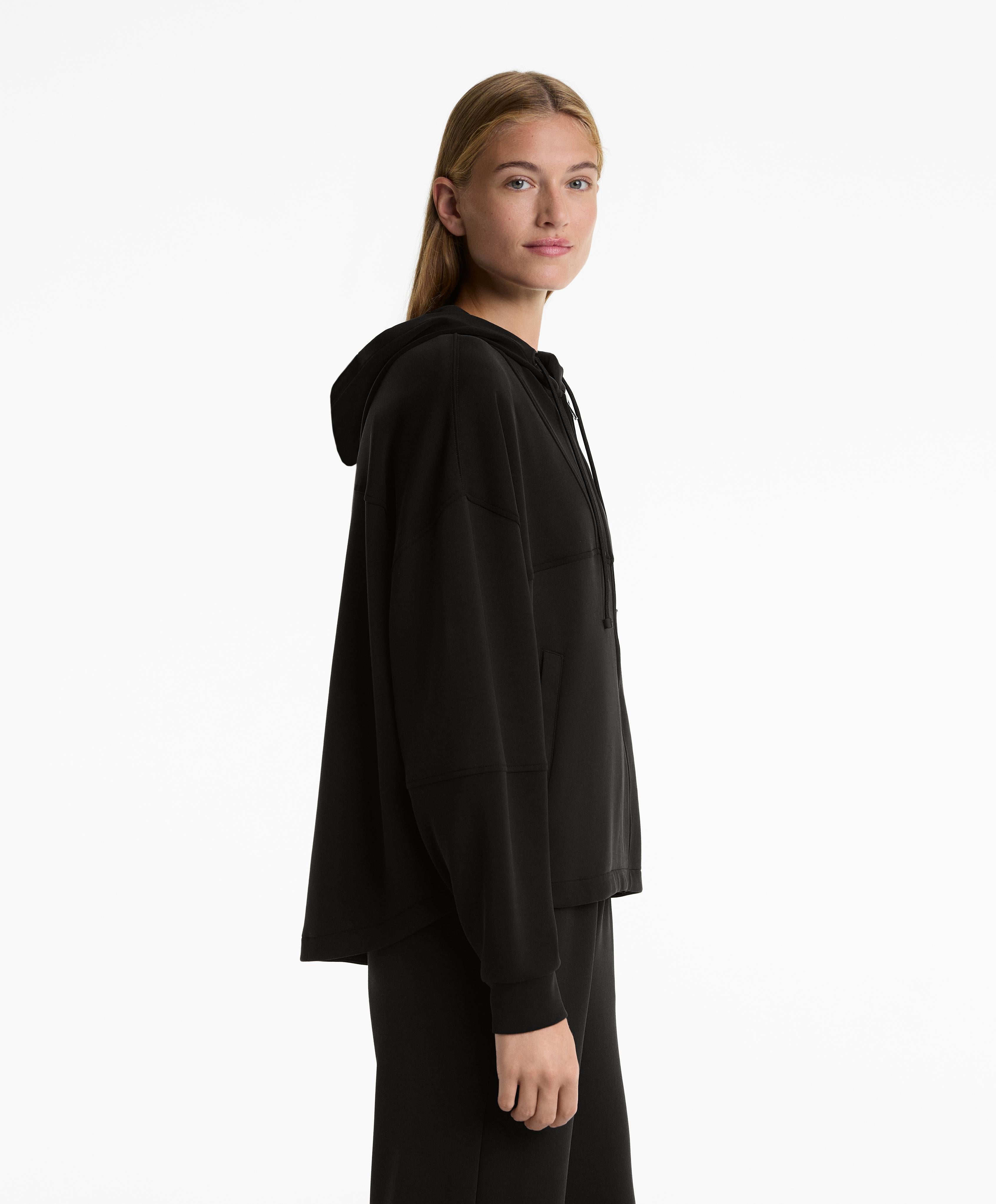SOFT TOUCH MODAL HOODED JACKET