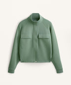 PIQUE POCKETS JACKET WITH COTTON