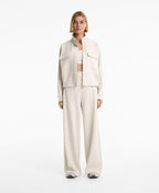 PIQUE POCKETS JACKET WITH COTTON