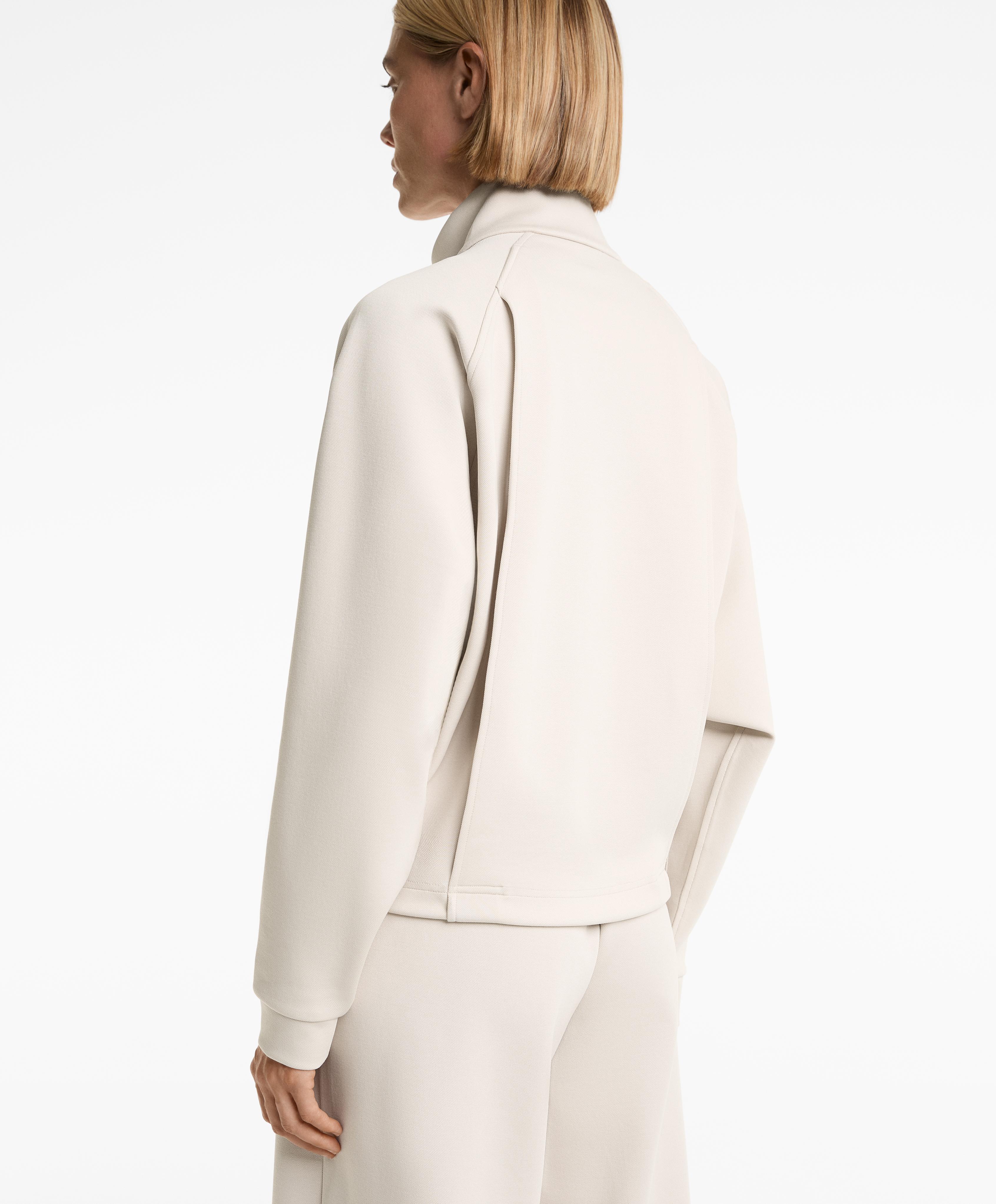 PIQUE POCKETS JACKET WITH COTTON