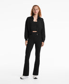COTTON BLEND HIGH NECK JACKET