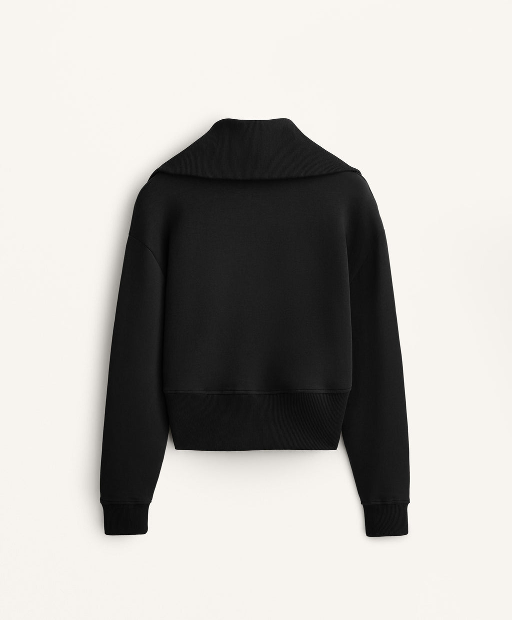 COTTON BLEND HIGH NECK JACKET